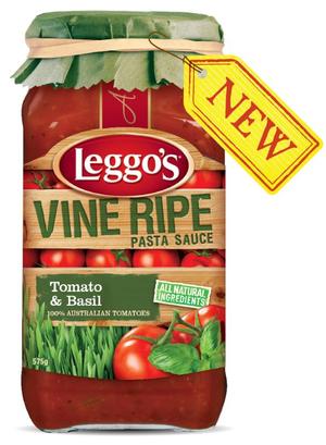 The ingredients used in this range include 100 per cent vine-ripened tomatoes.